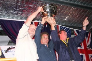 L to R - Peter McNeill (skipper), Paul Turner and Greg Torpy. Photo: Peter Duncan, www.questphoto.com - photo ©  SW